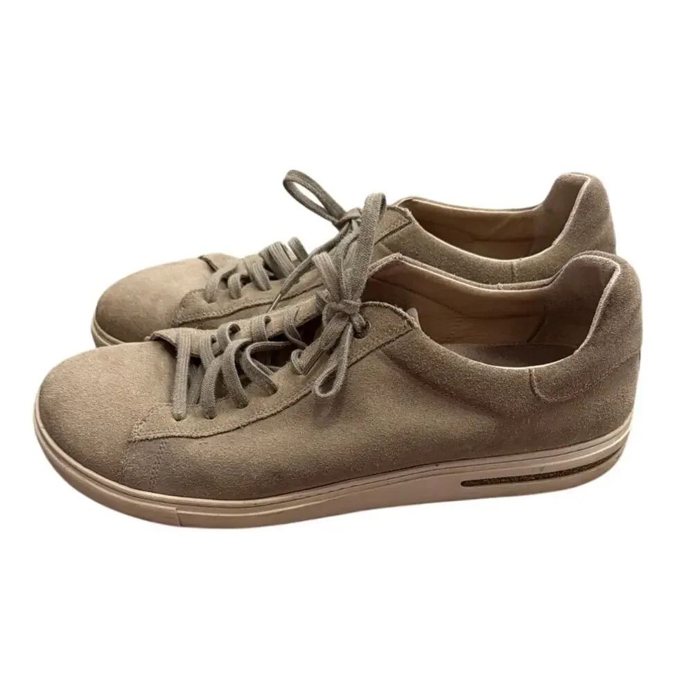 Birkenstock Bend Low  Suede Leather Sneaker Tan Size 46 US Mens 13